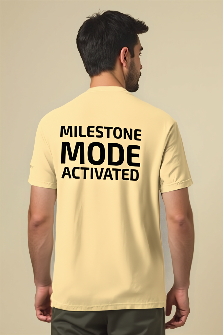 Milestone Mode Activated – Front & Back Print Tee
