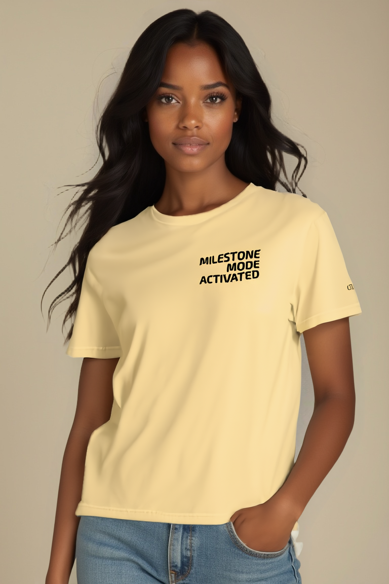 Milestone Mode Activated – Front & Back Print Tee